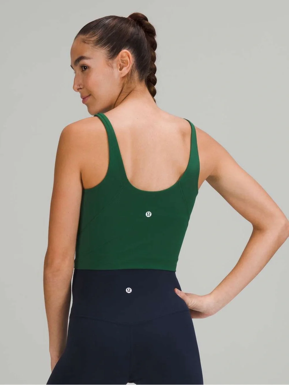 Lululemon Align Tank Top Everglade Green 0 V-Neck Yoga Pilates Sleeveless Active